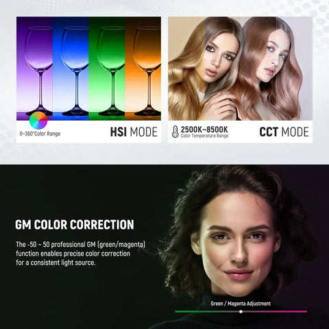Neewer Rgb1200 Rgb-ww 60w Led Constant Light Panel Kit (two-lights) • Camerastuff • South Africa