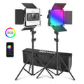 Neewer Rgb660 Pro Ii 660 Pro-ii Rgb-ww 50w Led Constant Light Panel Kit (two-lights) • Camerastuff • South Africa