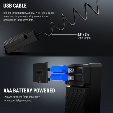 Neewer Rt112 Foot Switch for Teleprompter App with 3m Cable • Camerastuff • South Africa