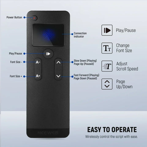 Neewer Rt113 Remote Control for Neewer Teleprompter App • Camerastuff • South Africa