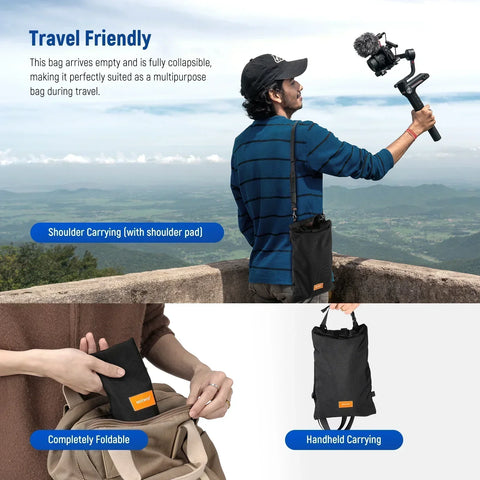 Neewer Sb-bl-5 Sandbag Beanbag Saddlebag with Side Strap (excluding Sand) • Camerastuff • South Africa
