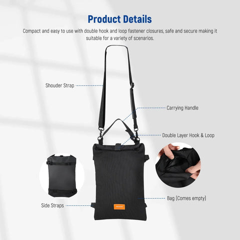 Neewer Sb-bl-5 Sandbag Beanbag Saddlebag with Side Strap (excluding Sand) • Camerastuff • South Africa