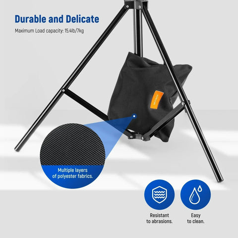 Neewer Sb-bl-5 Sandbag Beanbag Saddlebag with Side Strap (excluding Sand) • Camerastuff • South Africa