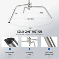 Neewer Sc186w 186cm Stainless Steel Heavy-duty Mini C-stand with Casters Wheels • Camerastuff • South Africa