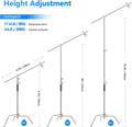 Neewer Heavy-duty C-stand with Arm Grip Heads & Removable Turtle Base 330cm • Camerastuff • South Africa