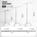 Neewer Sc320q 320cm Stainless Steel Heavy Duty c Stand with Boom Arm & Quick-release Turtle Base • Camerastuff • South