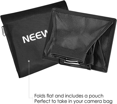 Neewer Softbox and Flash Diffuser Silver/white Reflector Kit • Camerastuff • South Africa