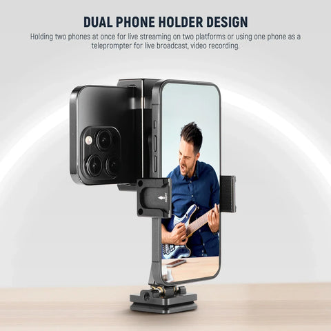 Neewer SP-08 Metal Phone Tripod Mount Teleprompter Adapter