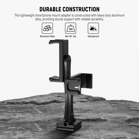 Neewer SP-08 Metal Phone Tripod Mount Teleprompter Adapter
