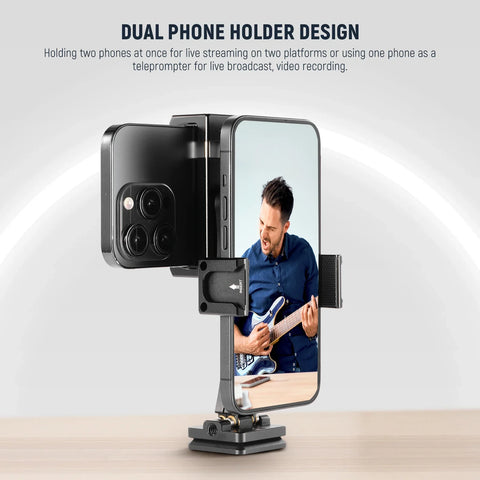 Neewer SP-08 Metal Phone Tripod Mount Teleprompter Adapter