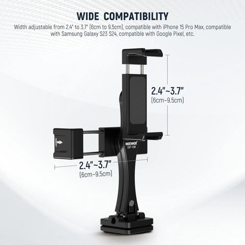 Neewer SP-08 Metal Phone Tripod Mount Teleprompter Adapter