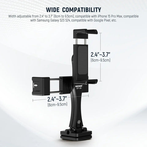 Neewer Sp-08 Teleprompter Metal Phone Tripod Mount Adapter • Camerastuff • South Africa