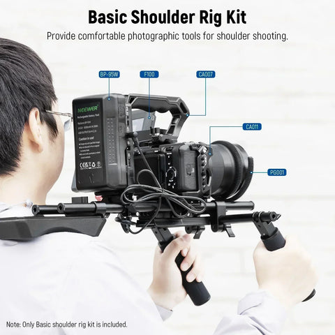 Neewer Sr004 Universal Shoulder Camera Rig Kit with 15mm Rods and Dual Handles • Camerastuff • South Africa