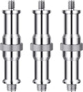 Neewer St-22 3-pack 1/4 to 3/8 Metal Male Converter Threaded Screw Adapter Spigot Stud • Camerastuff • South Africa