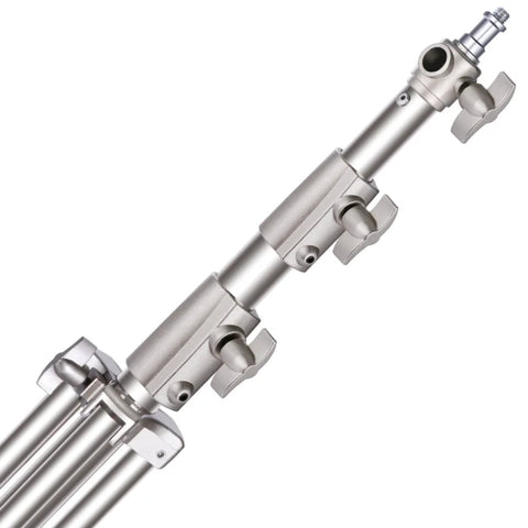 Neewer St-260ss 260cm Heavy-duty Silver Stainless Steel Spring-cushioned Light Stand • Camerastuff • South Africa