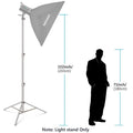 Neewer St-260ss 260cm Heavy-duty Silver Stainless Steel Spring-cushioned Light Stand • Camerastuff • South Africa