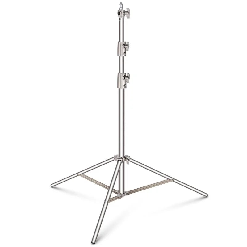 Neewer ST-260SS 260cm Heavy Duty Silver Stainless Steel Spring Cushioned Light Stand