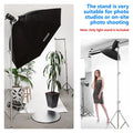 Neewer St-300ss 300cm Heavy-duty Silver Stainless Steel Spring-cushioned Light Stand • Camerastuff • South Africa