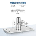 Neewer St-wm1 3.34 Inch Wall Ceiling Mount • Camerastuff • South Africa
