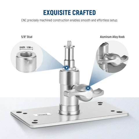 Neewer St-wm1 Silver 3.34 Inch Wall Ceiling Mount • Camerastuff • South Africa