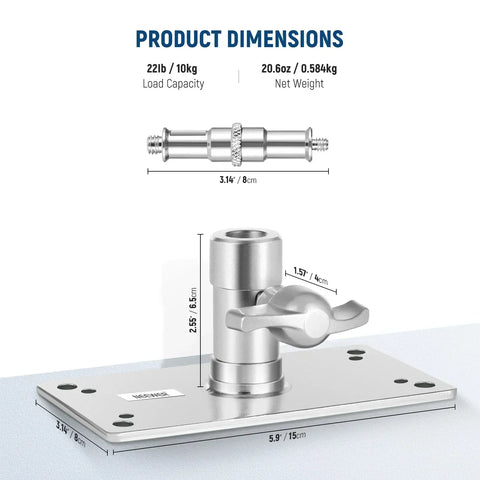 Neewer St-wm1 Silver 3.34 Inch Wall Ceiling Mount • Camerastuff • South Africa