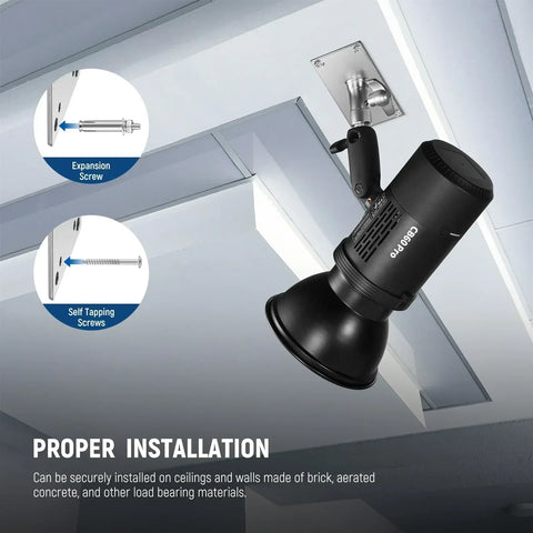 Neewer St-wm1 Silver 3.34 Inch Wall Ceiling Mount • Camerastuff • South Africa