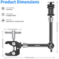 Neewer St20 11-inch Magic Arm with Super Clamp Cold Shoe Mount • Camerastuff • South Africa