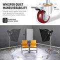 Neewer St240ss 240cm Heavy Duty Stainless Steel Light Stand with Casters • Camerastuff • South Africa