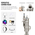 Neewer St240ss 240cm Heavy Duty Stainless Steel Light Stand with Casters • Camerastuff • South Africa