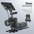 Neewer St43 V-mount 1/4’’ & 3/8’’ Threads Battery Plate for 15mm Rods • Camerastuff • South Africa