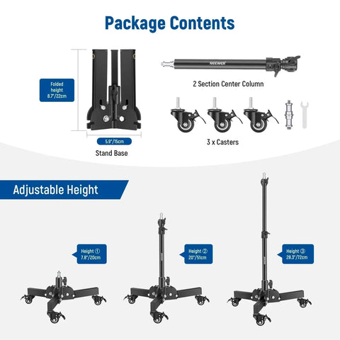 Neewer St72 72cm Dolly Heavy Duty Light Stand • Camerastuff • South Africa