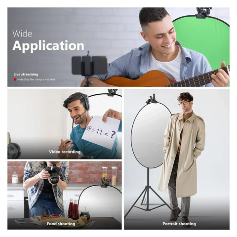 Neewer Studio Reflector & Backdrop Clamp Cl-02 2 Pack • Camerastuff • South Africa