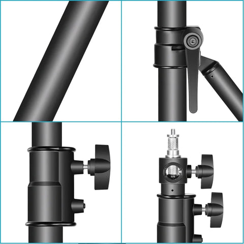 Neewer Studio Wall Mount Boom Arm 180cm (black) • Camerastuff • South Africa