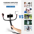 Neewer T91 Flexible Smartphone/actioncam Vlogging Tripod + Arms with Bluetooth Remote • Camerastuff • South Africa