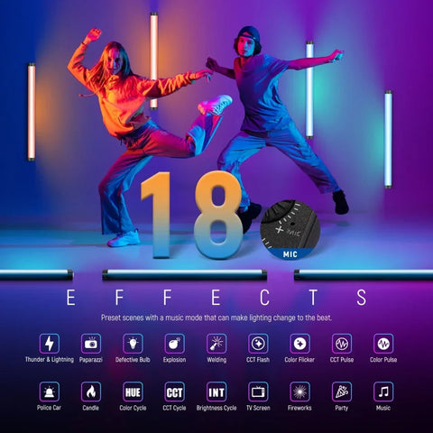 Neewer Tl60 20w Rgb-ww Pixel Led Tube Light Stick • Camerastuff • South Africa