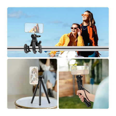 Neewer Tp33 Flexible Travel Vlogging Smartphone Tripod with Magsafe Magnetic Holder • Camerastuff • South Africa
