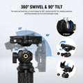 Neewer T34 Flexible Travel Vlogging Tripod for Smartphones/actioncams with Bluetooth Remote • Camerastuff • South Africa
