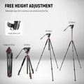 Neewer Tp72a 71’’/181cm Aluminium 2-in-1 Video Tripod and Monopod with Fluid Head • Camerastuff • South Africa