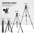 Neewer Tp74 74’’/188cm Aluminium Video Tripod with Fluid Head • Camerastuff • South Africa