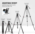 Neewer Tp74 74’’/188cm Aluminium Video Tripod with Fluid Head • Camerastuff • South Africa