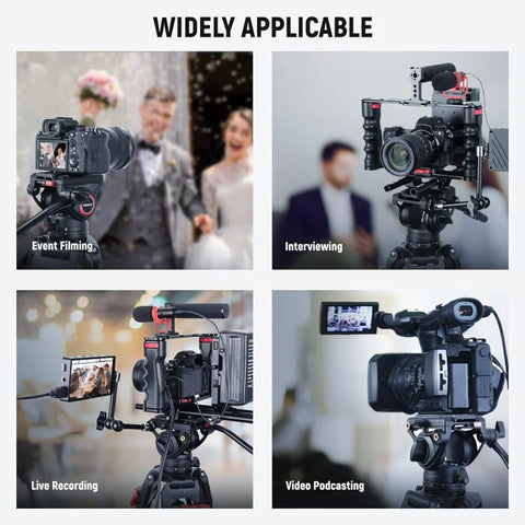Neewer Tp74 74’’/188cm Aluminium Video Tripod with Fluid Head • Camerastuff • South Africa
