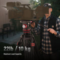 Neewer Tp75 74’’/189cm Aluminium Video Tripod with Fluid Head • Camerastuff • South Africa