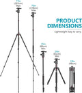 Neewer Tp77 77’’/178cm Aluminium 2-in-1 Tripod and Monopod with Ball Head • Camerastuff • South Africa