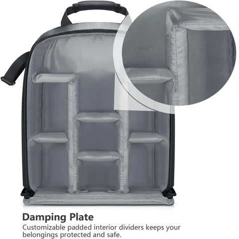 Neewer Travel Camera Backpack Bag 30x14x37cm Grey • Camerastuff • South Africa