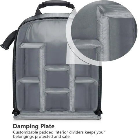 Neewer Travel Camera Backpack Bag 30x14x37cm Grey • Camerastuff • South Africa
