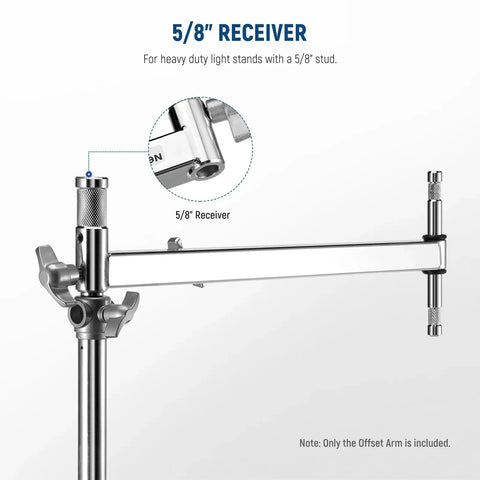 Neewer Ua016 C-stand 49-70.5cm Offset Boom Arm with Dual 5/8’’ Baby Pins • Camerastuff • South Africa
