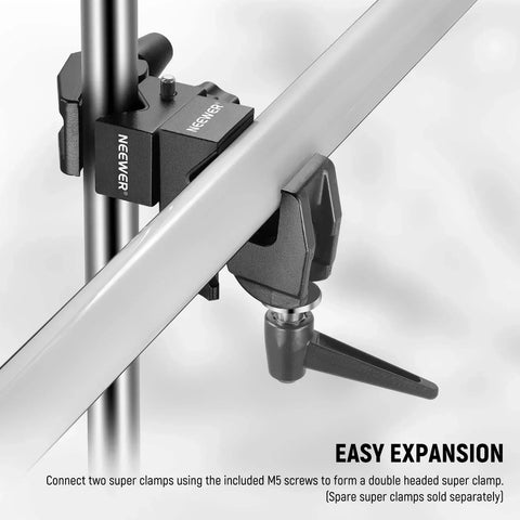 Neewer Ua017 Super Clamp with 5/8’’ Stud Spring Lock 2.4’’ Jaw Grip Heavy Duty Crab Pole • Camerastuff • South Africa