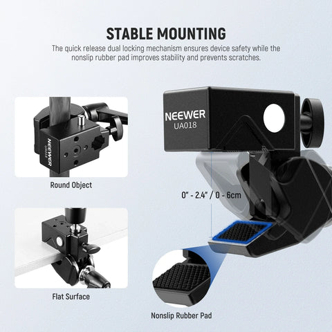 Neewer UA018 53cm Adjustable Magic Arm Camera Mount With Super Clamp