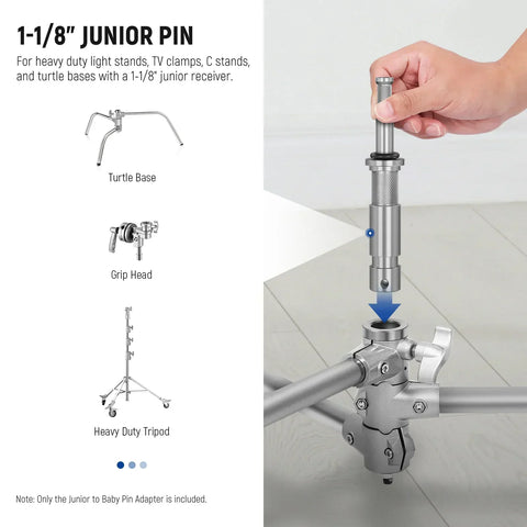 Neewer Ua027 C-stand Junior to Baby Pin Adapter • Camerastuff • South Africa