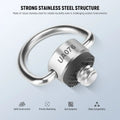 Neewer Ua076 Stainless Steel 1/4’’ d Ring Screw Set (4 Pack) • Camerastuff • South Africa